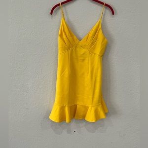NWT Saints + Secrets Bright Yellow mini dress sz 8